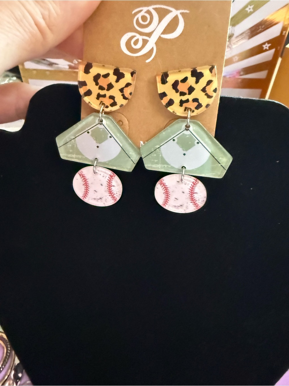 Plunder Home Run Haven earrings